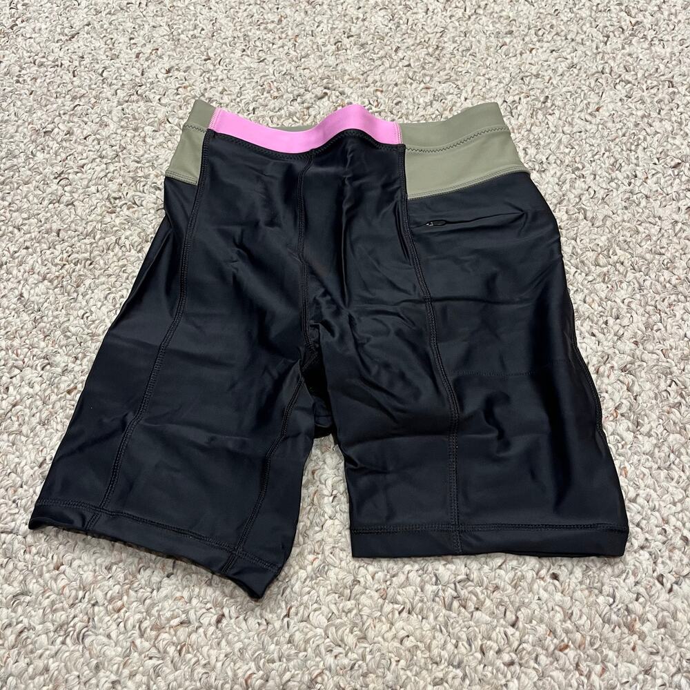 NWT Prana Baja Bound 7" Swim Shorts Sz XS Black Colorblock Summer Beach Surf